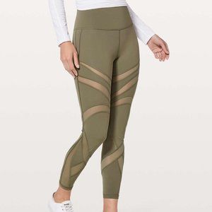 LIKE NEW Lululemon Wunder Under High-Rise Mesh sz4